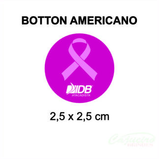 Botton Americano 2,5 x 2,5cm