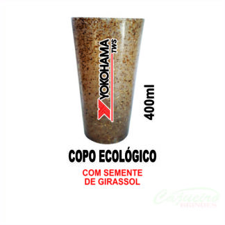 Copo Ecológico com Semente de Girassol