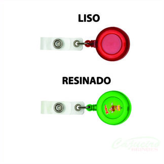 Porta Crachá Retrátil