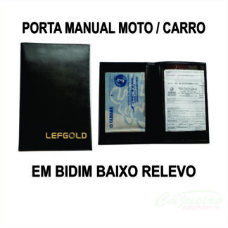 Porta Manual Moto | Carro em Bidim Baixo Relevo